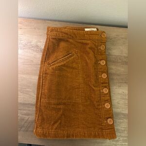 Marine Layer Corduroy Mini Skirt 
Size: 6